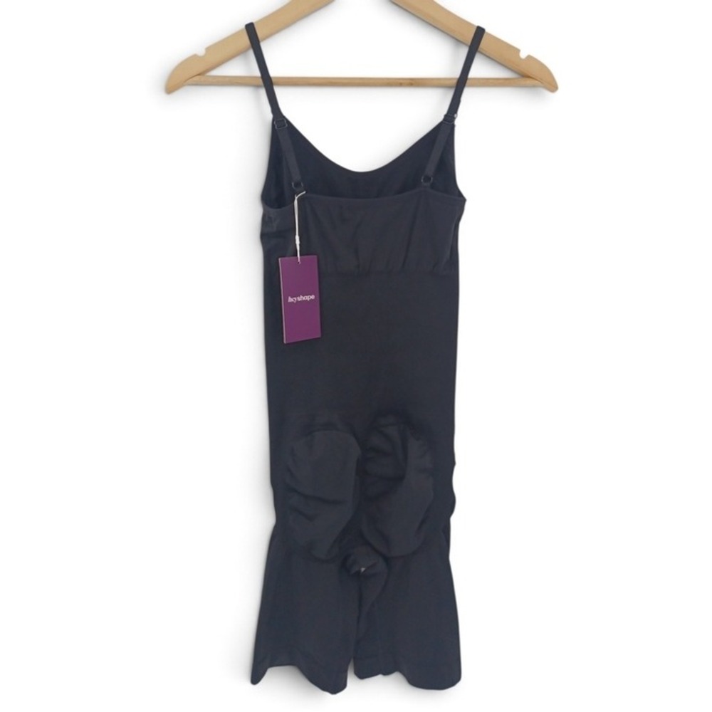 Heyshape Shapewear Bodysuit Women Small Black Compression Adjustable Strap Sleek